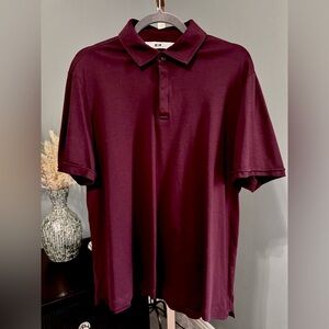 Joseph Abboud Deep Burgundy Polo Shirt